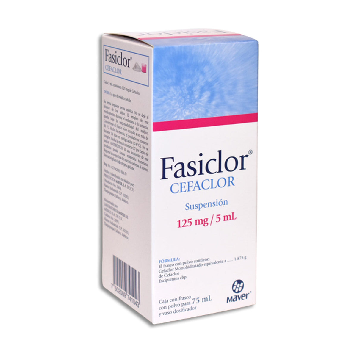 FASICLOR 1 SUSP 125MG/5/75 ML