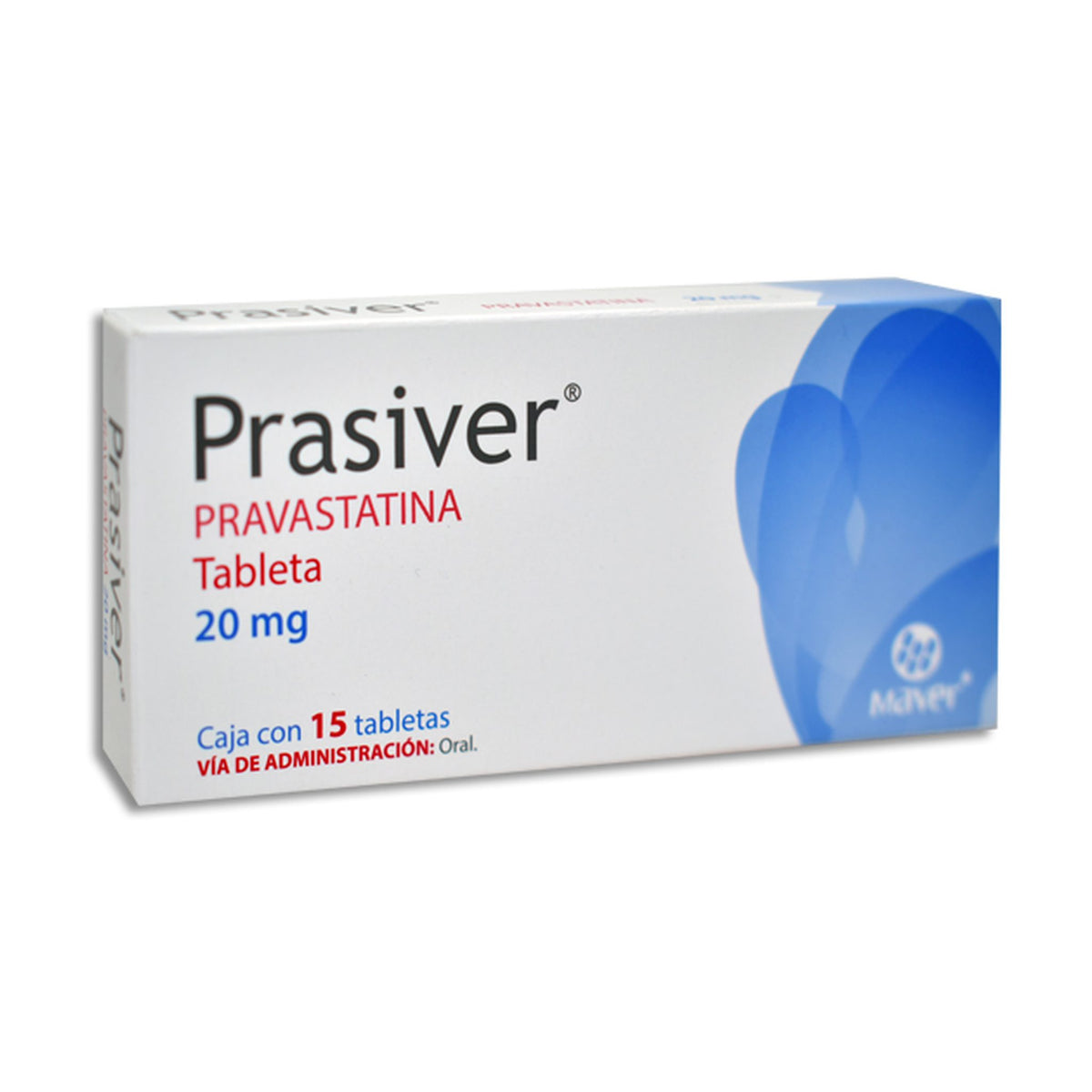 PRASIVER 15 TAB 20 MG