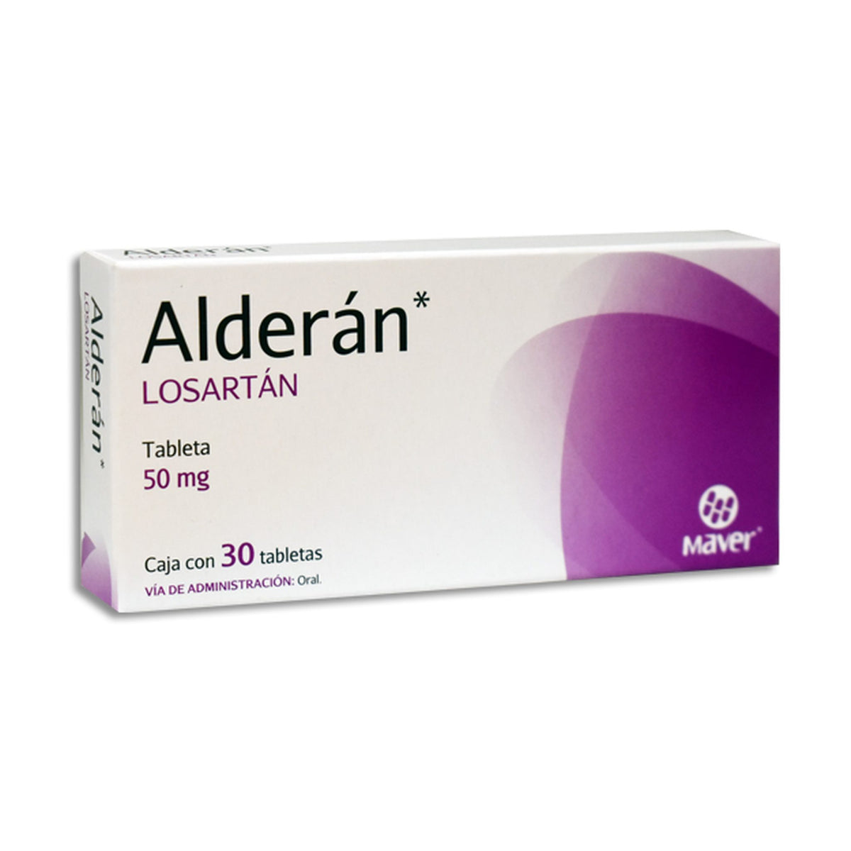 ALDERAN 30 TAB 50 MG