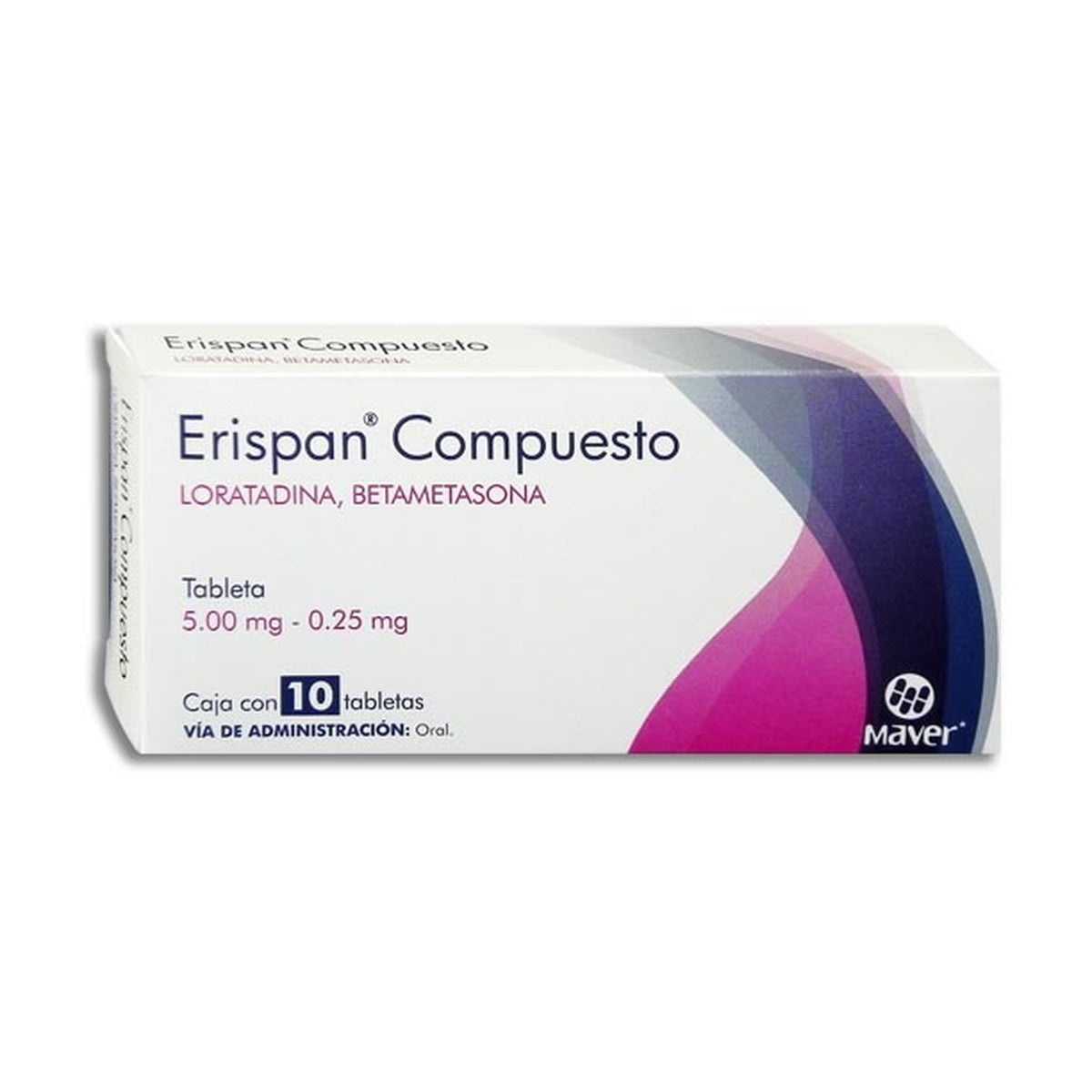 ERISPAN COMP 10 TAB 5/0.25 MG