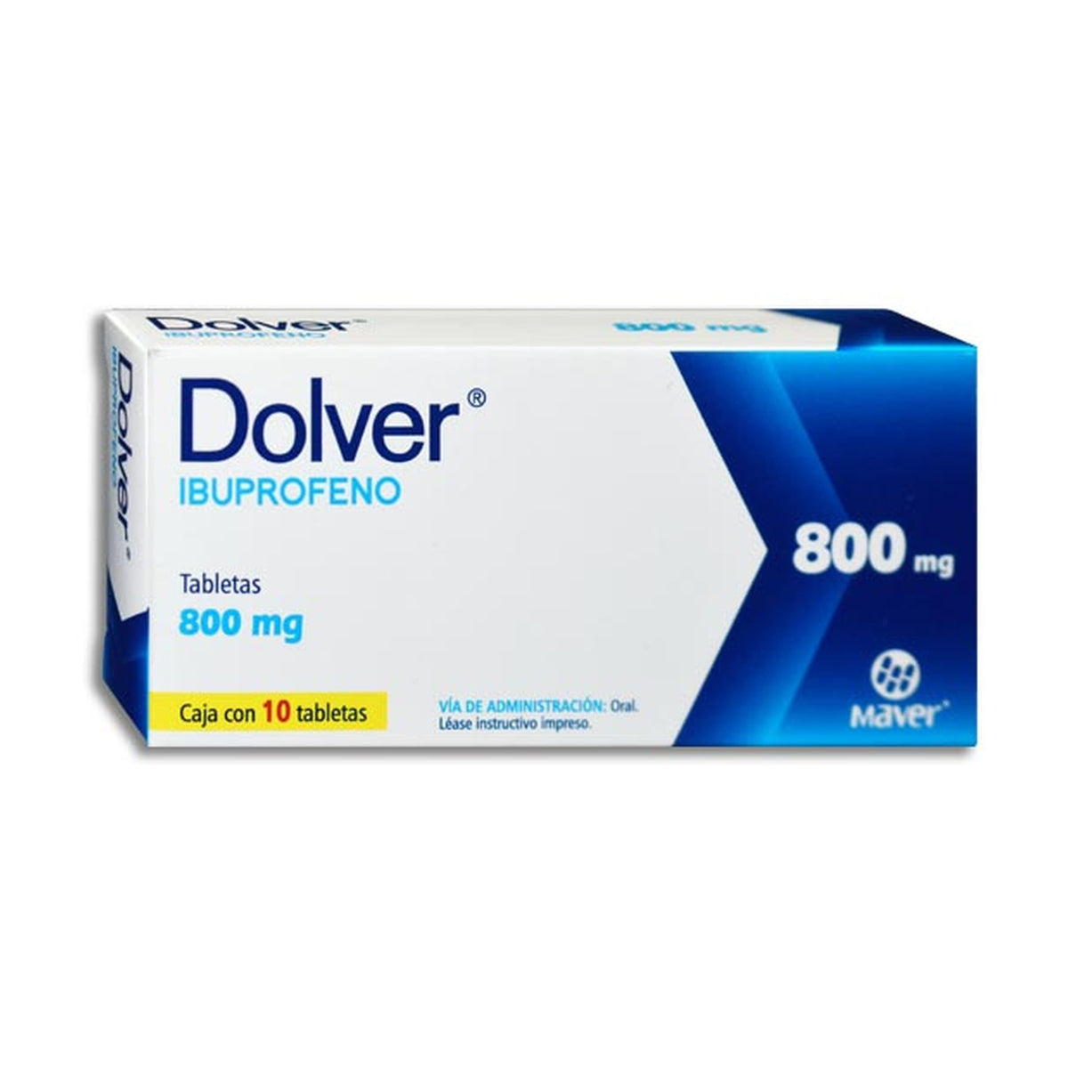 DOLVER 10 TAB 800 MG