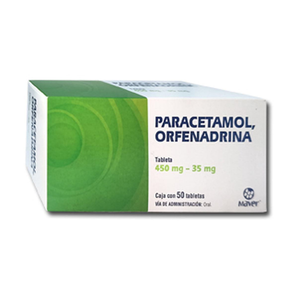 PARACETA/ORFENAD 50 TABS 450/35 MG