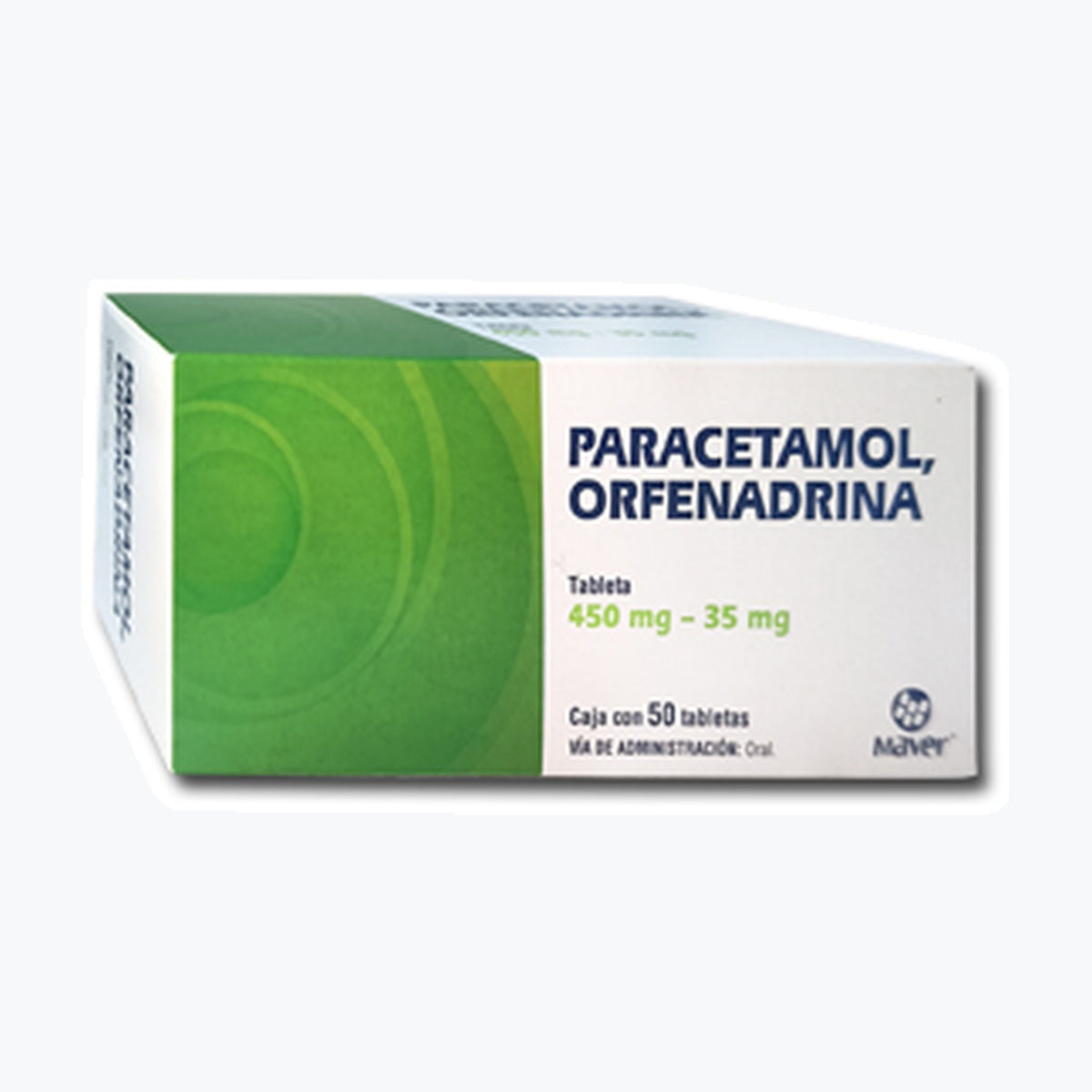PARACETA/ORFENAD 50 TABS 450/35 MG