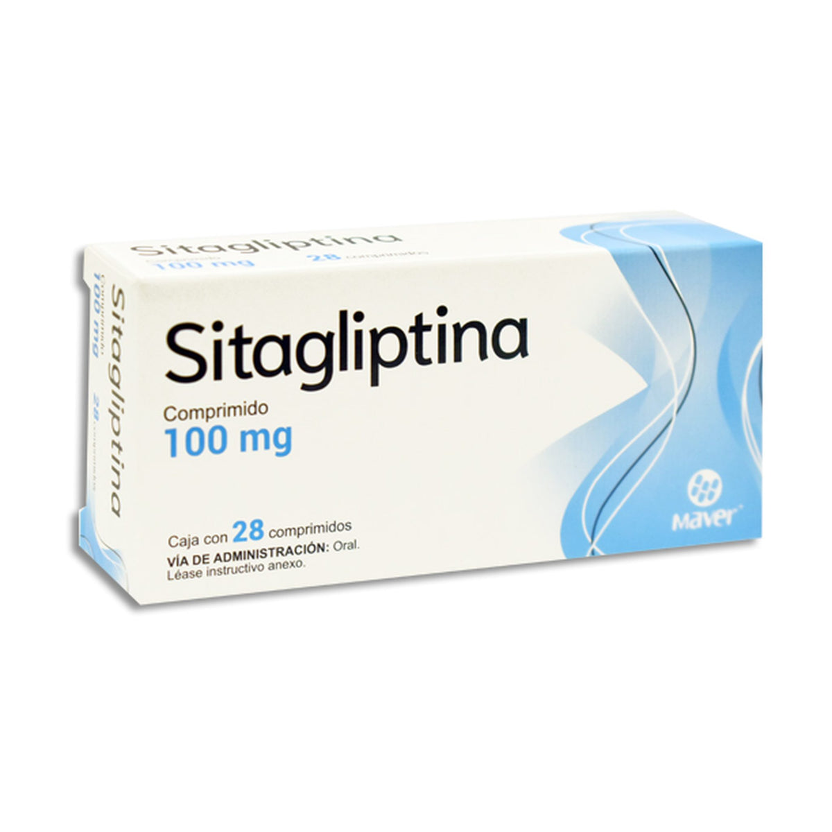 SITAGLIPTINA 28 COMP 100 MG