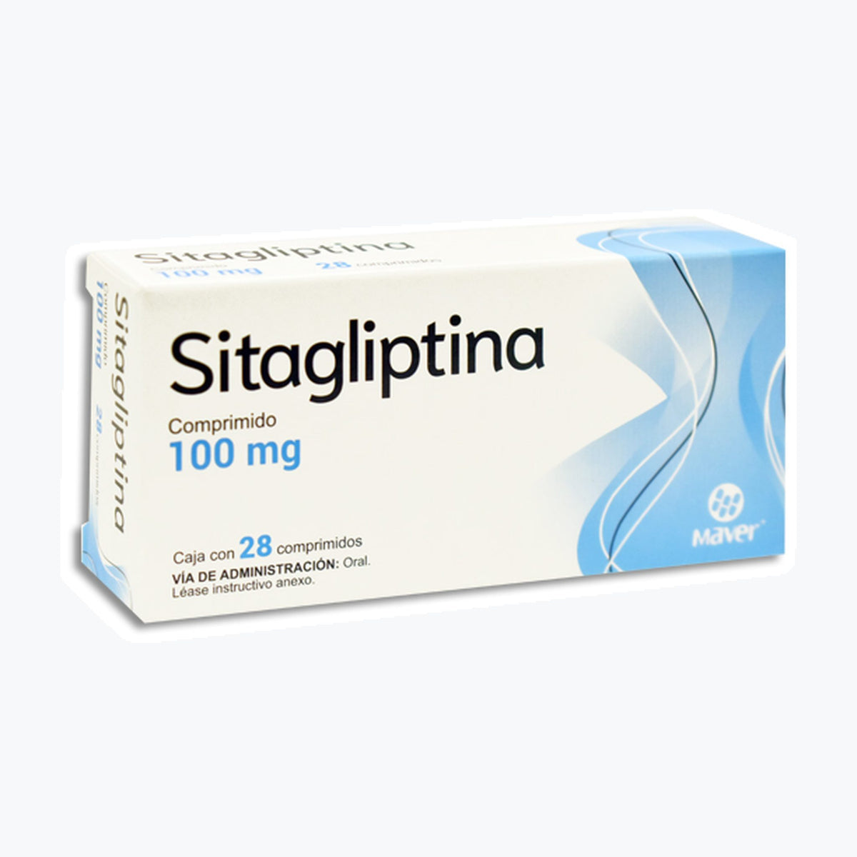 SITAGLIPTINA 28 COMP 100 MG