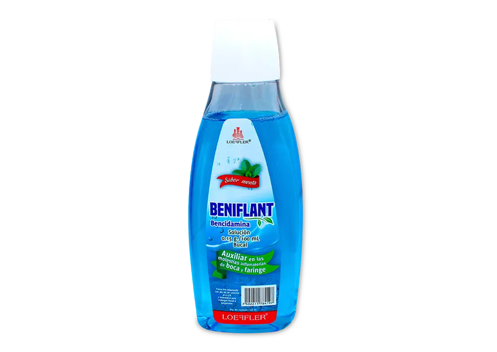 Beniflant Solución 360 ml 0.15g Bencidamina (LOEFFLER)