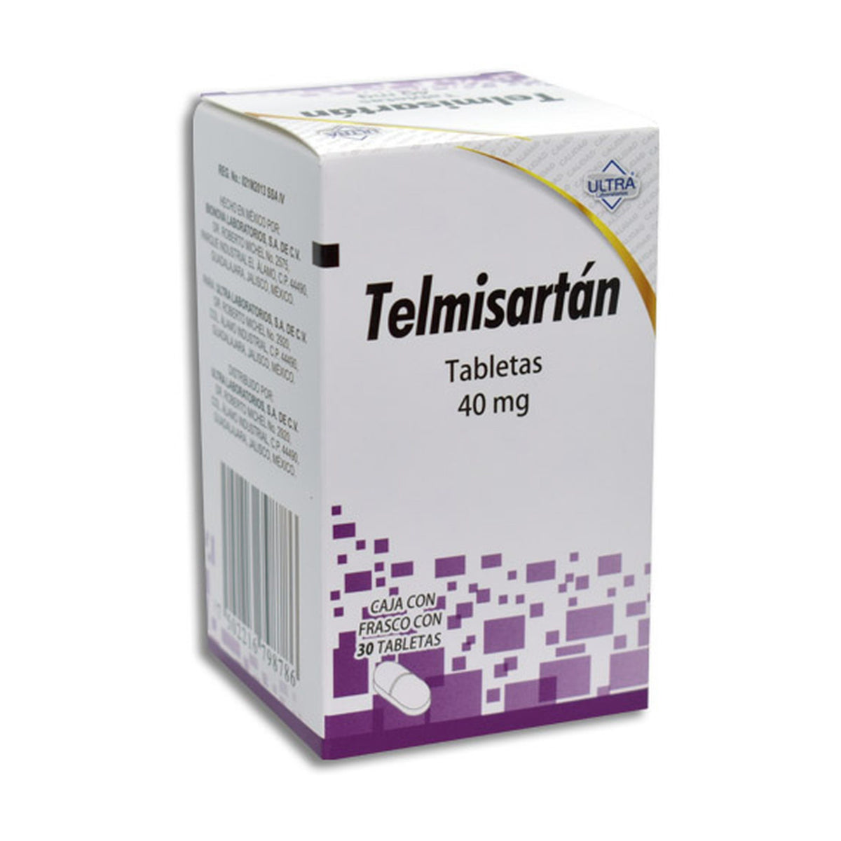 TELMISARTAN 30 TAB 40 MG