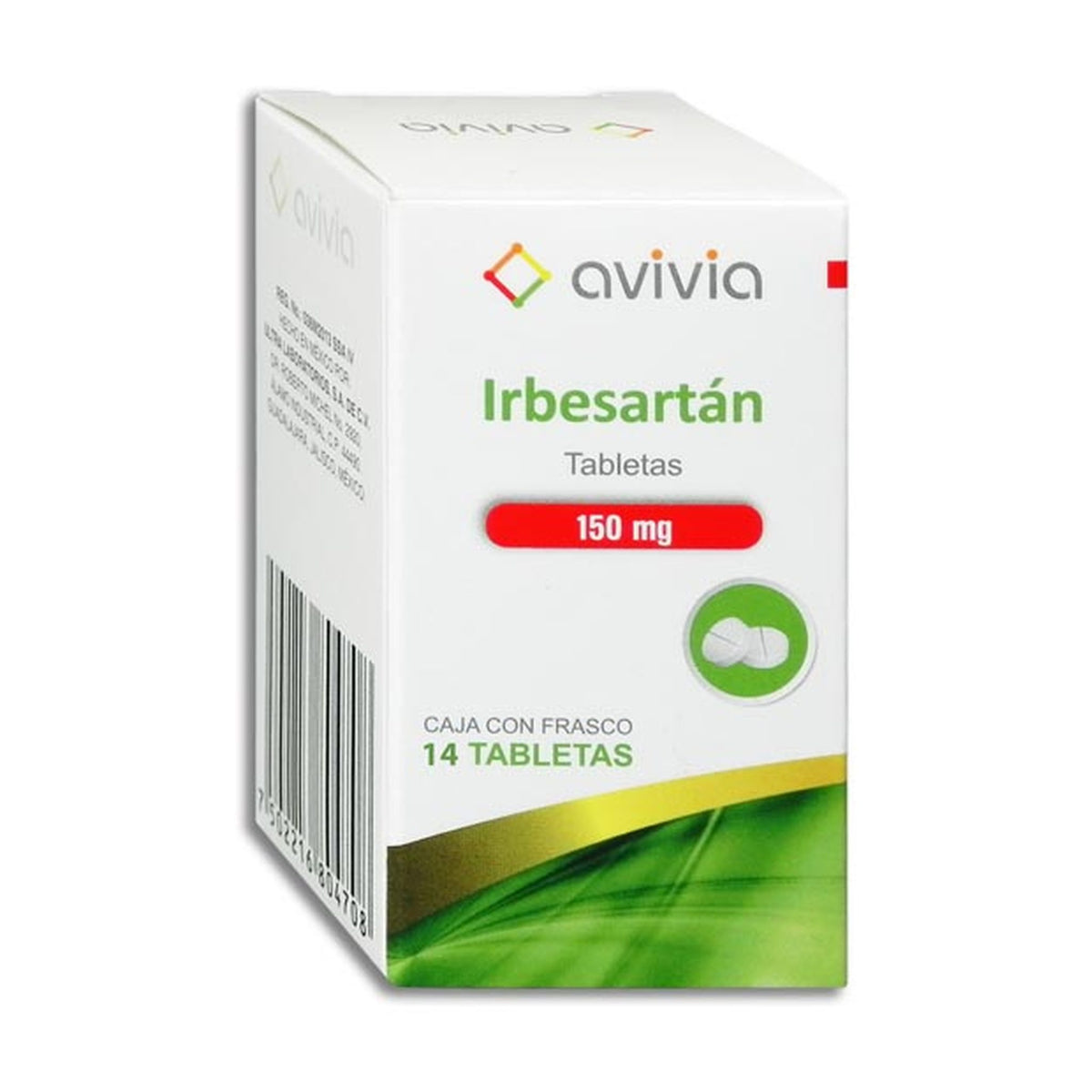 IRBESARTÁN 14 TAB 150 MG