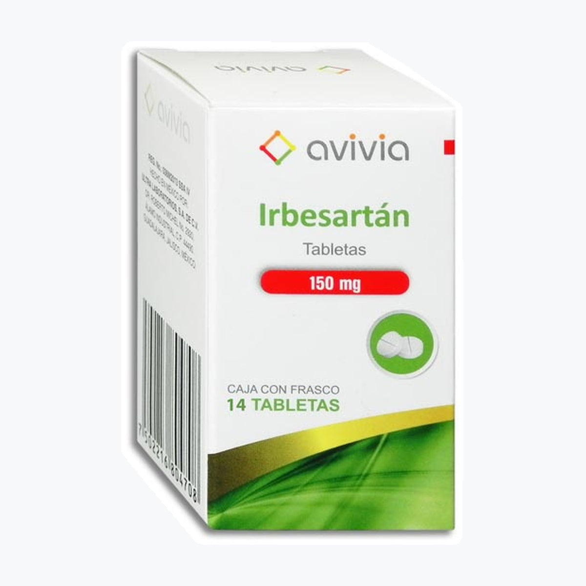 IRBESARTÁN 14 TAB 150 MG