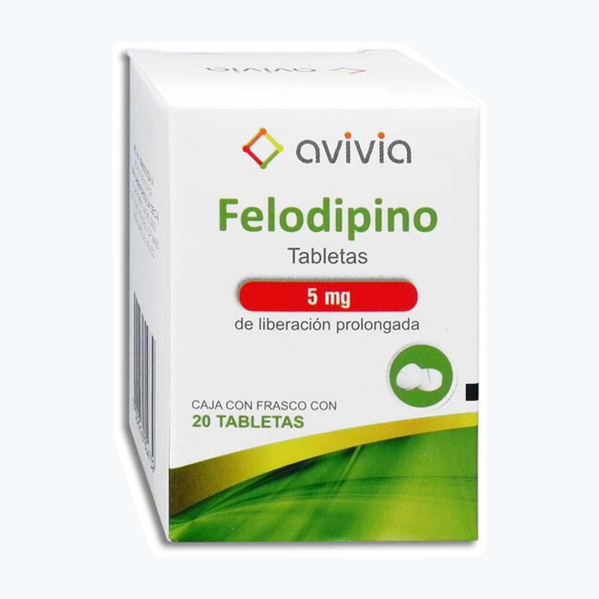 FELODIPINO 20 TAB 5MG