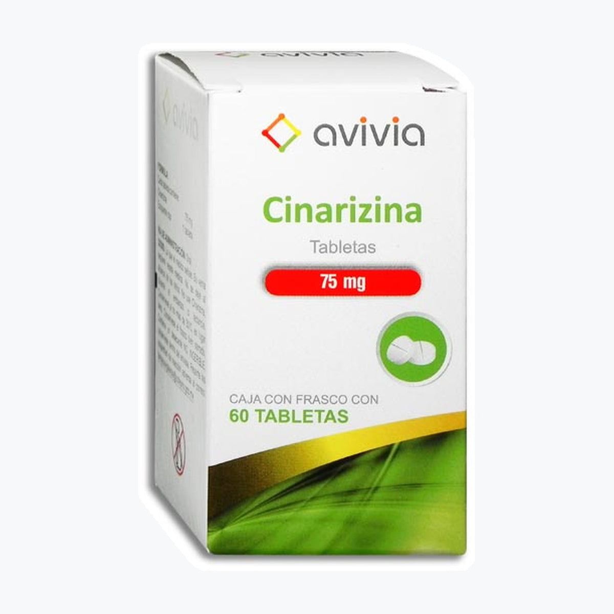 CINARIZINA 60 TAB 75 MG