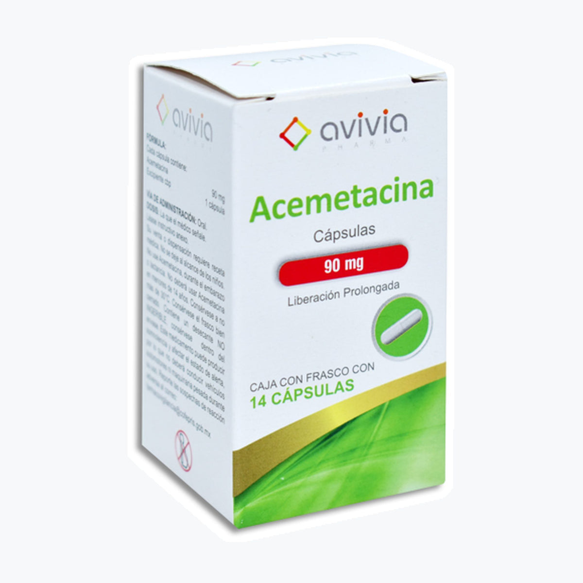 Acemetacina 90 mg Cápsulas C14 (Acemetacina) Avivia