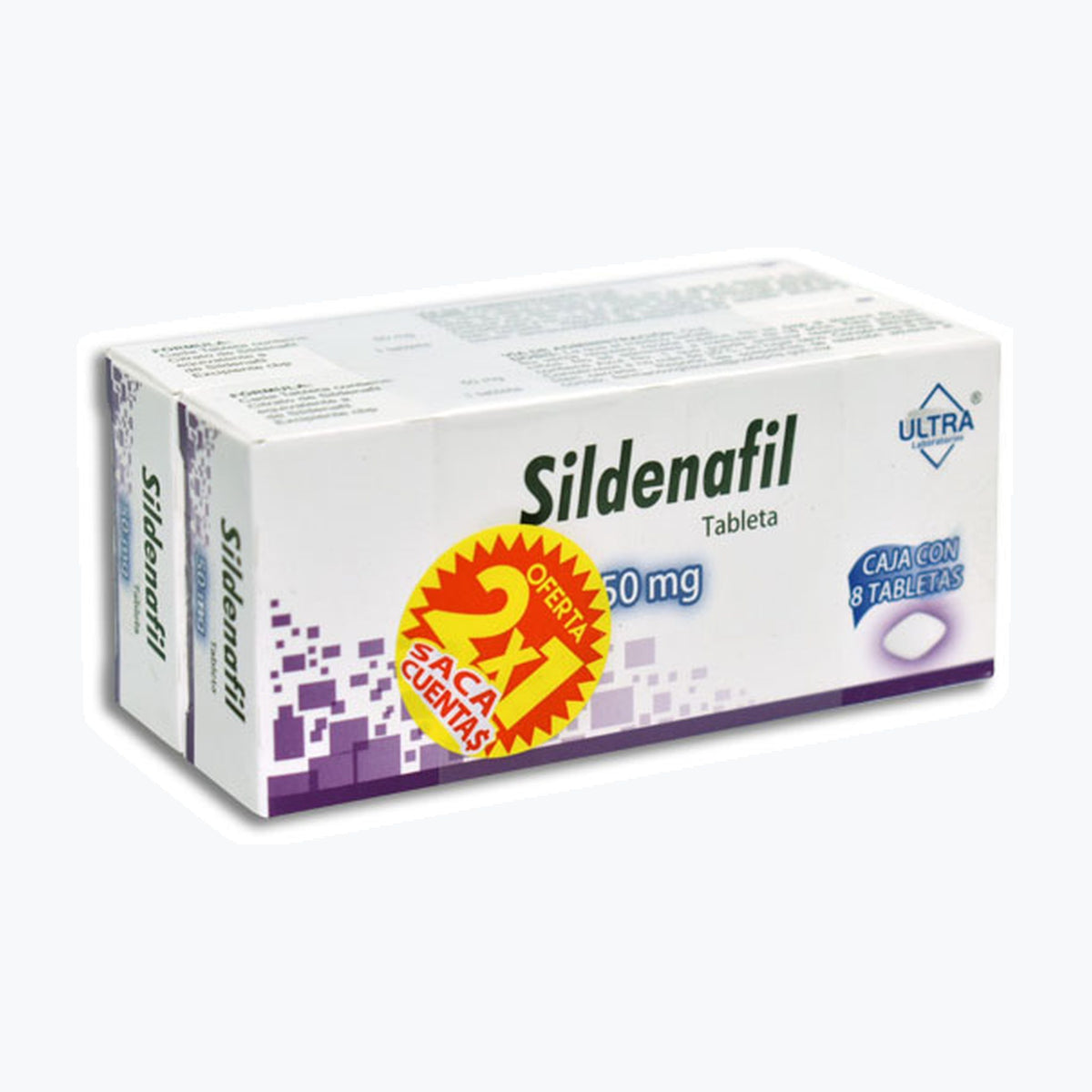 SILDENAFIL 2X1 8 TAB 50 MG