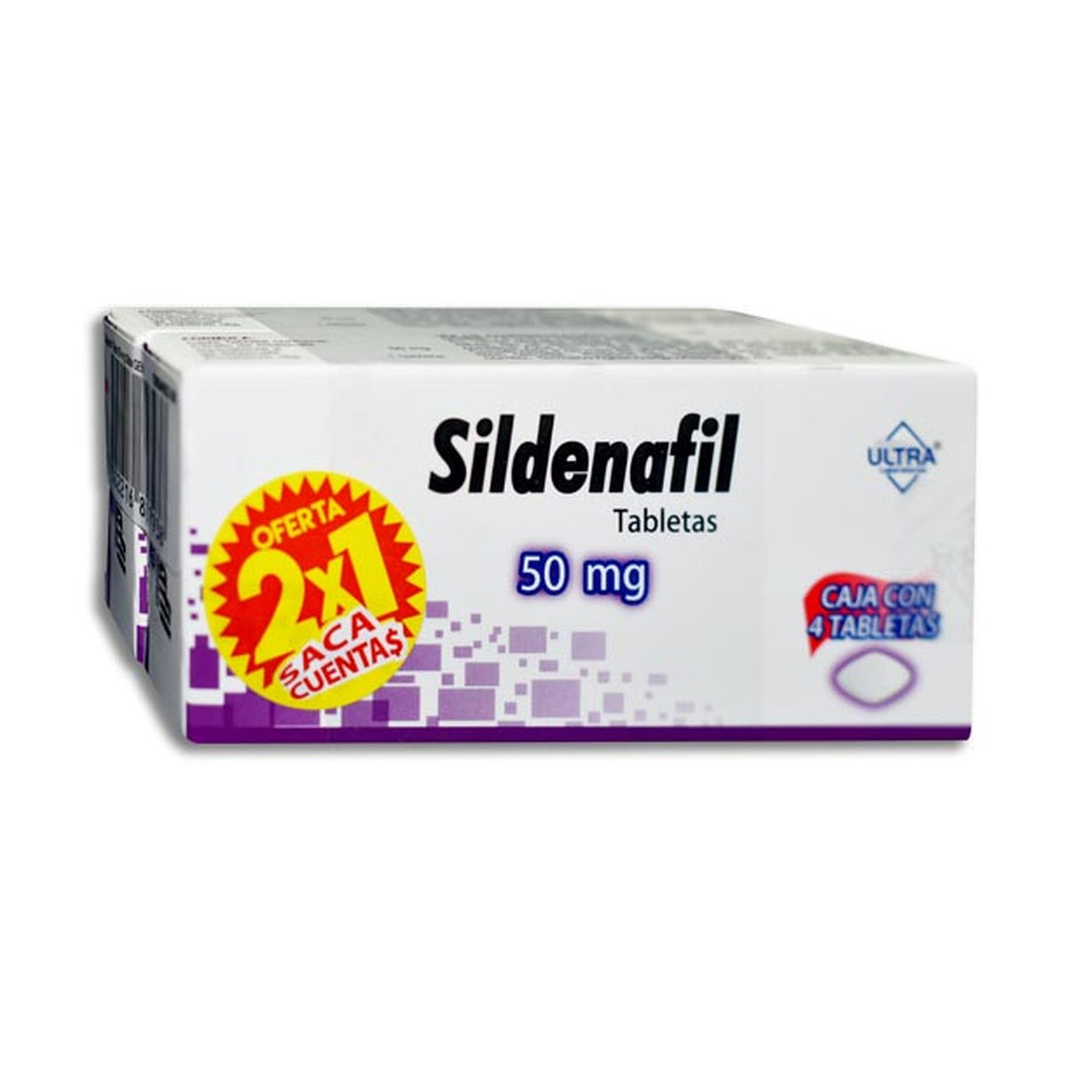 SILDENAFIL 2X1 4 TAB 50 MG