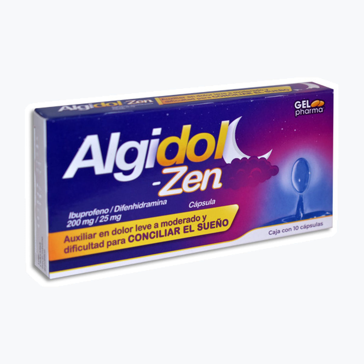 ALGIDOL-ZEN 10 CAPS 200/25 MG