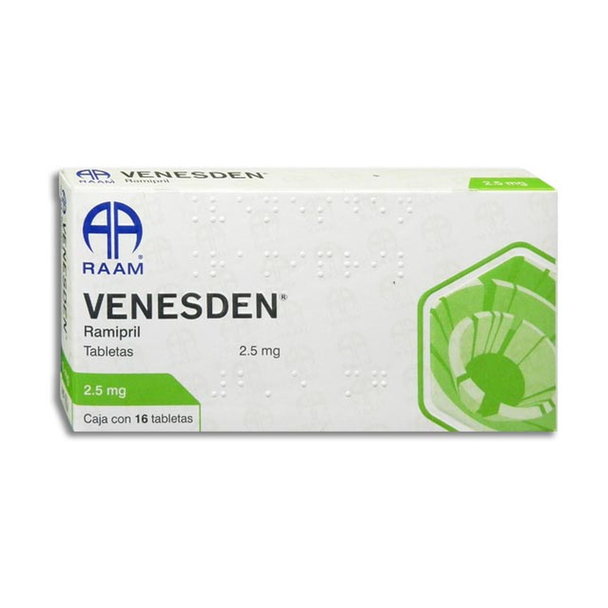 VENESDEN 16 TAB 2.50 MG
