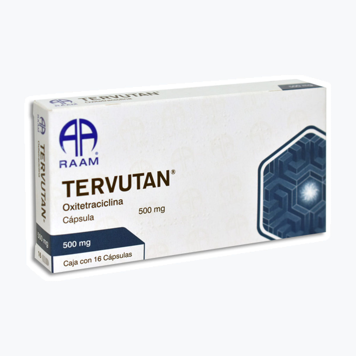 TERVUTAN 16 CAPS 500 MG