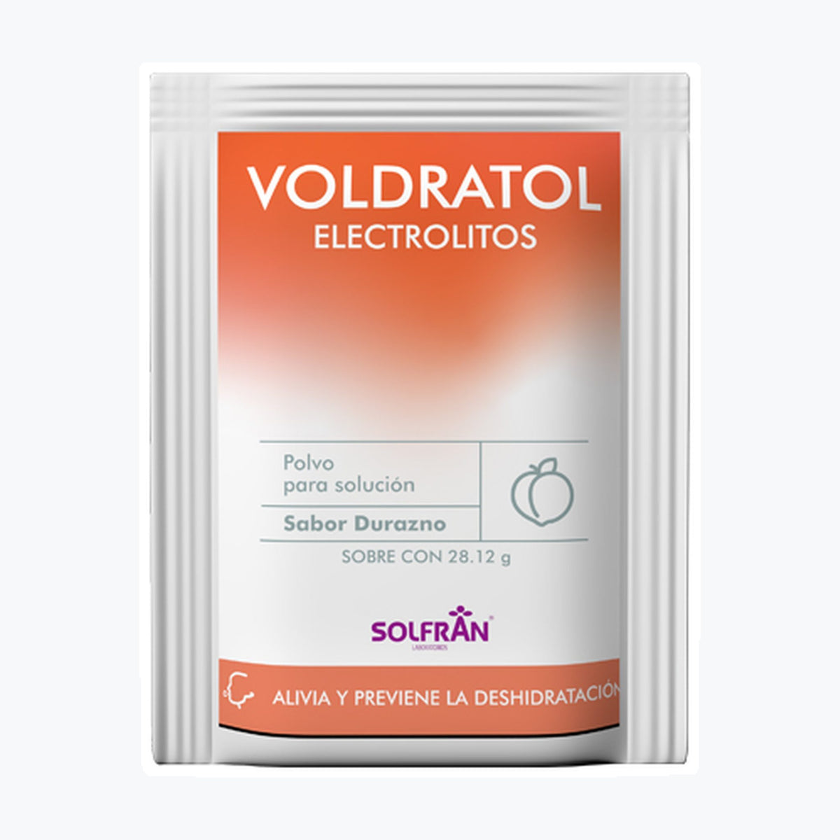 VOLDRATOL SABOR DURAZNO 1 SOB 28.12 G