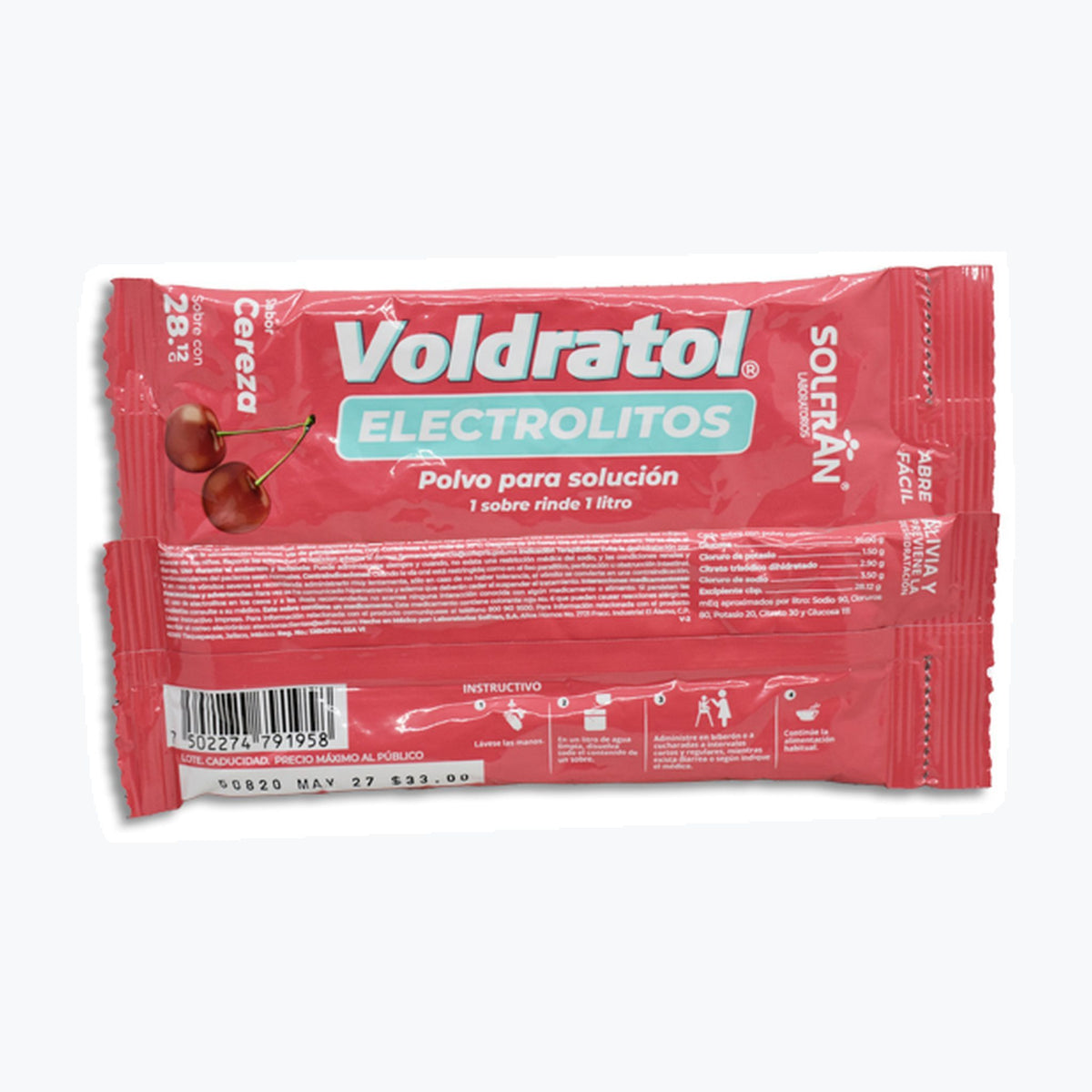 VOLDRATOL SABOR CEREZA1 SOB 28.12 G