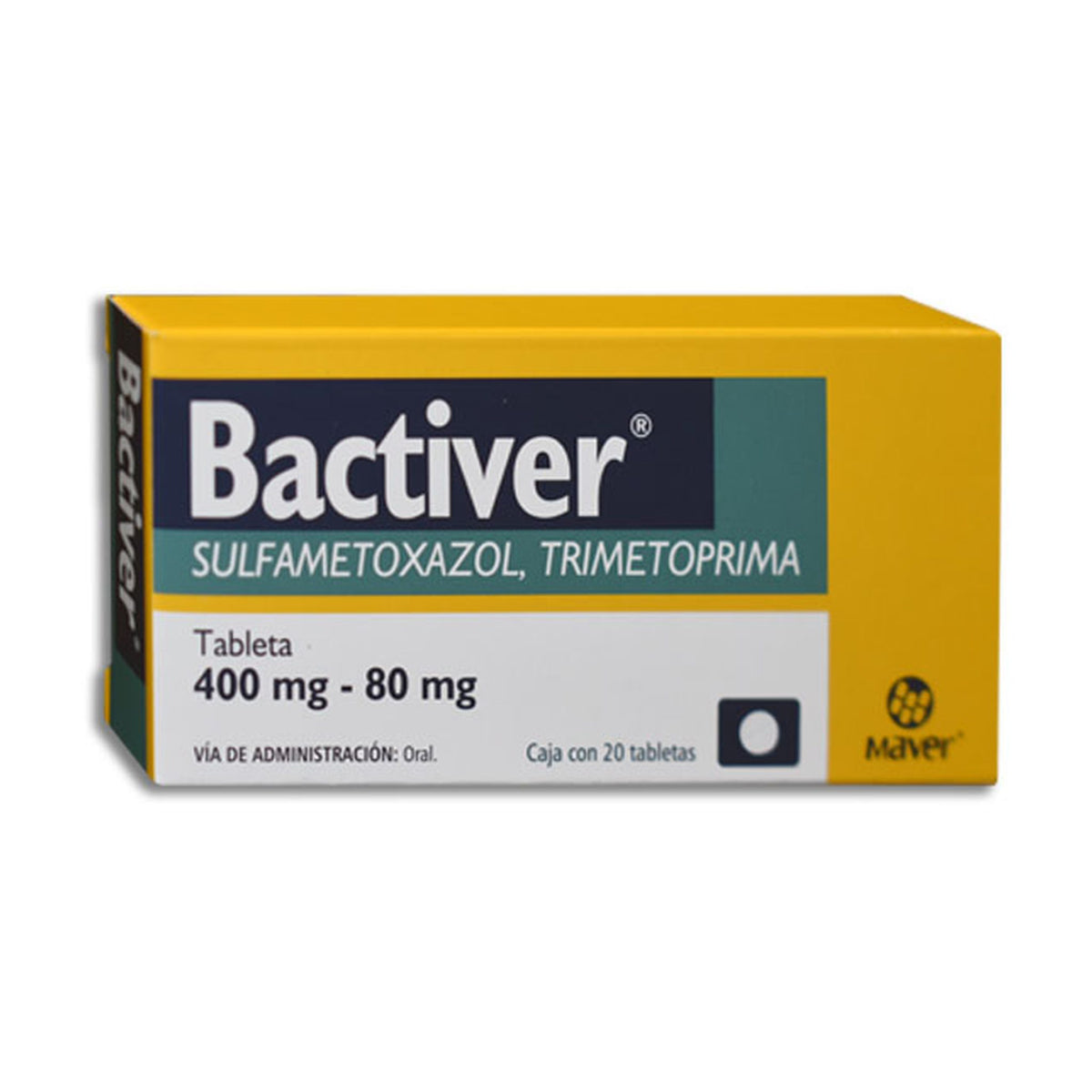 BACTIVER 20 TAB 400/80 MG