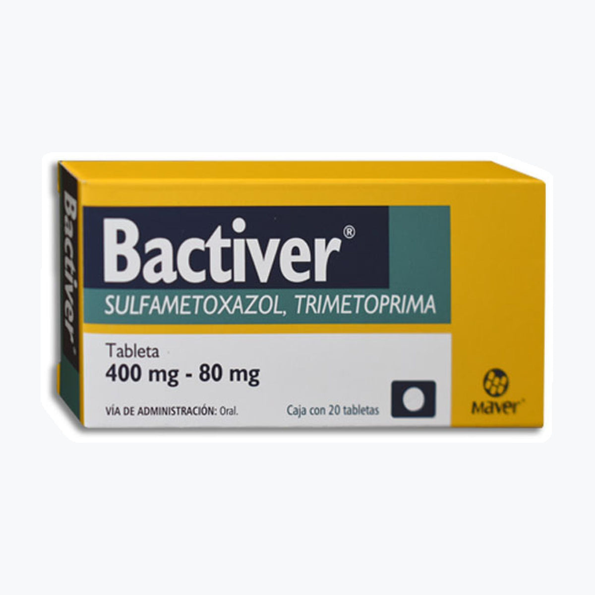 BACTIVER 20 TAB 400/80 MG