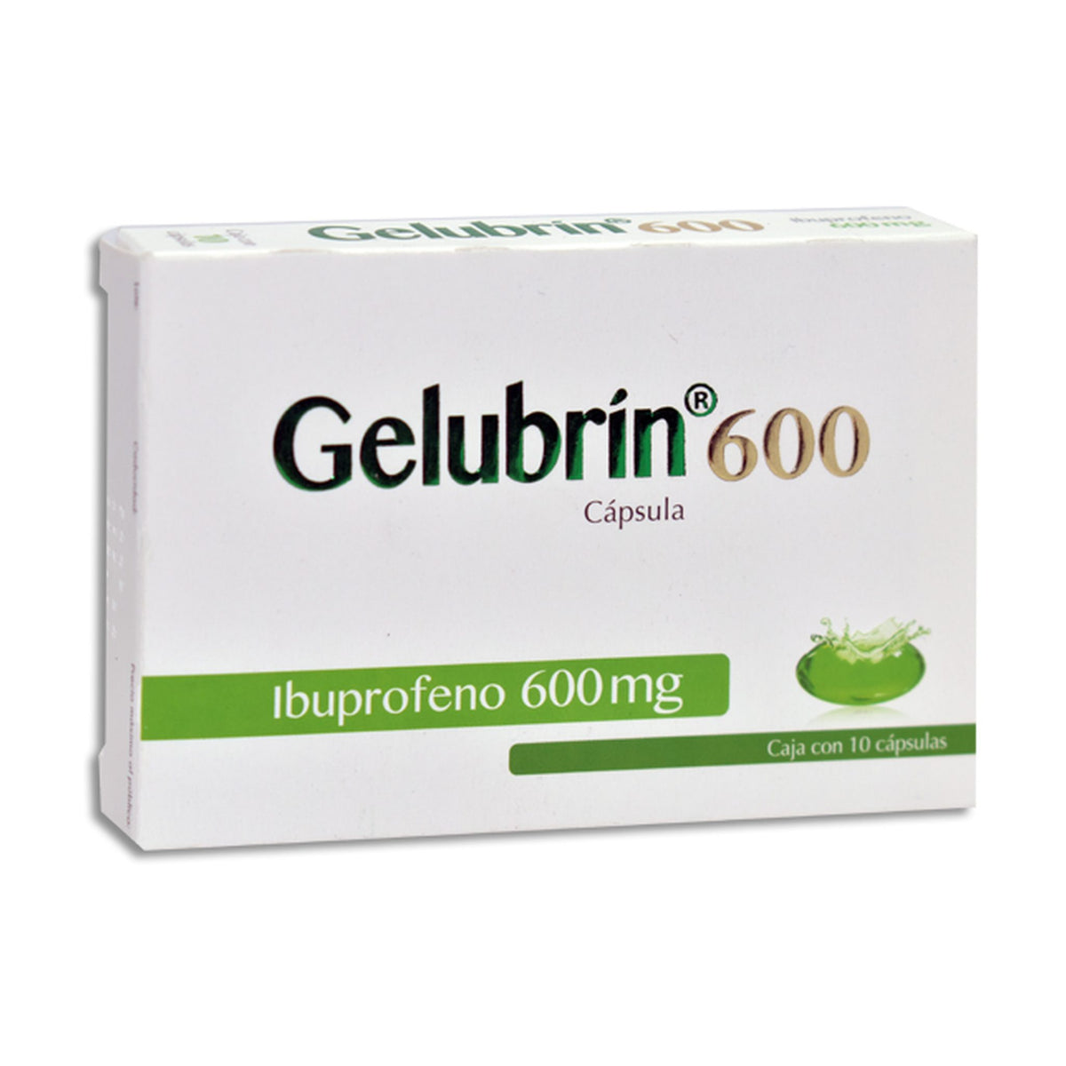 GELUBRIN 10 CAPS 600 MG