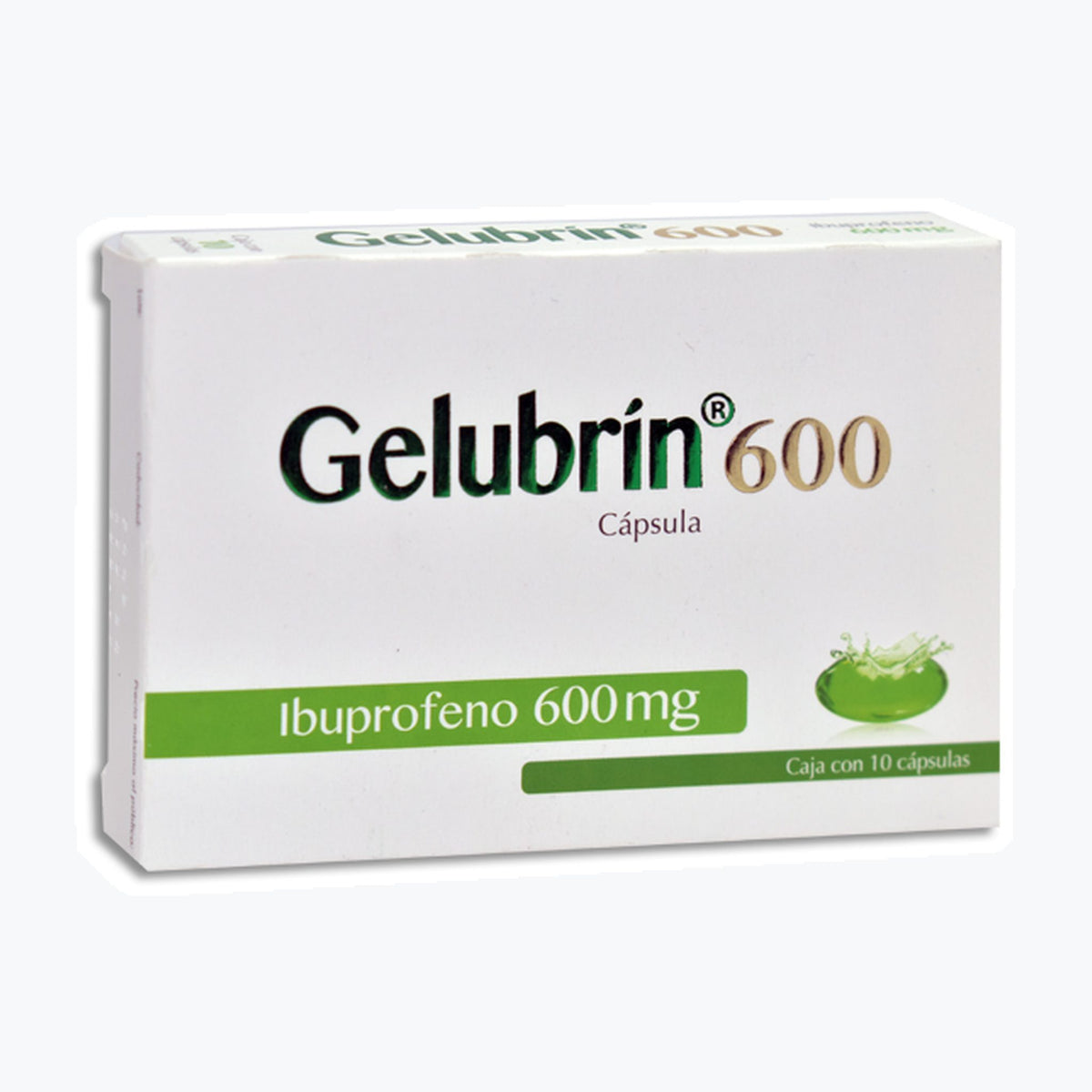 GELUBRIN 10 CAPS 600 MG