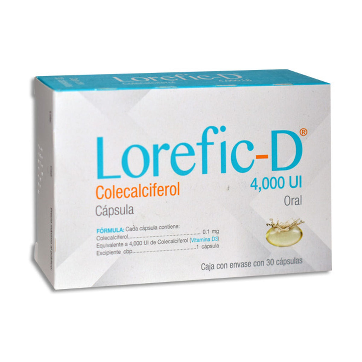LOREFIC-D 30 CAPS 4,000 UI