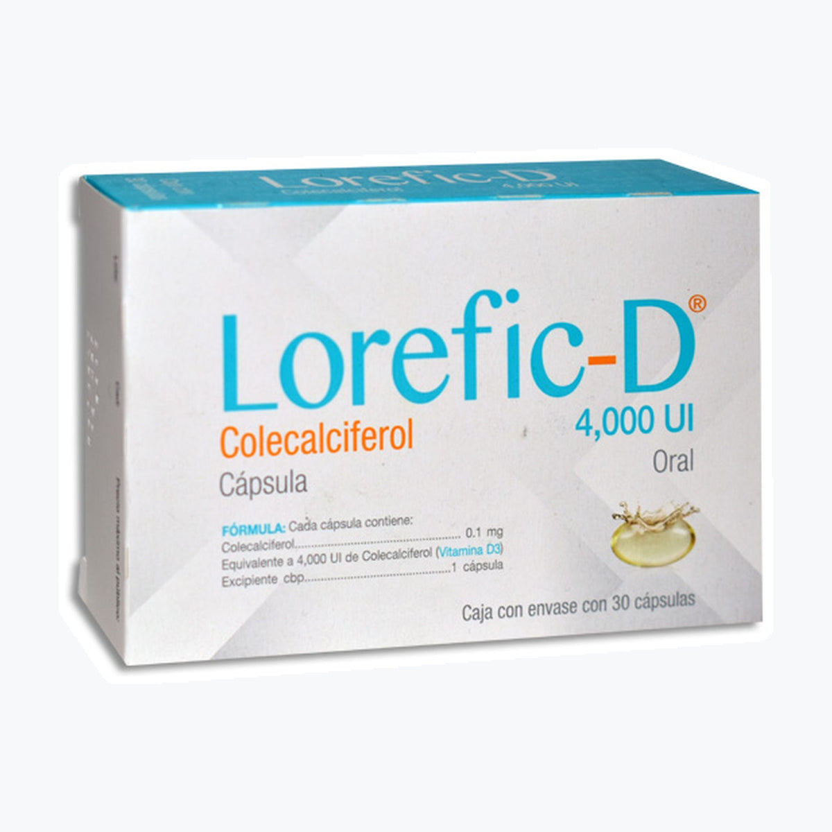 LOREFIC-D 30 CAPS 4,000 UI