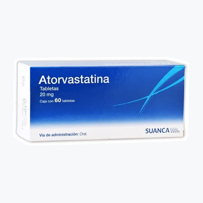 Atorvastatina 20mg Tabletas C60 (Atorvastatina) Suanca