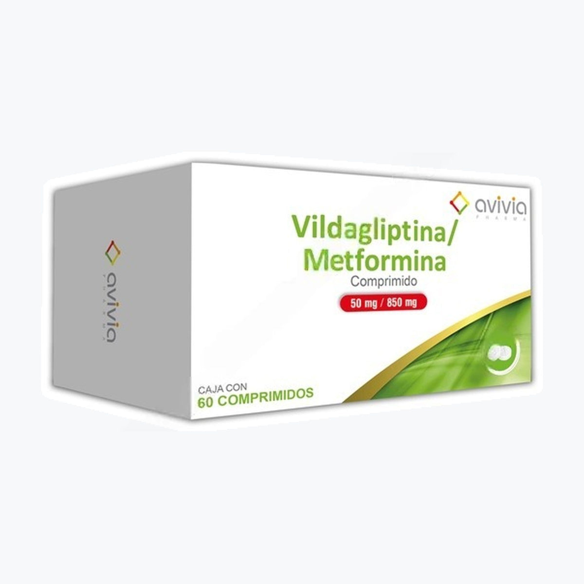 VILDAGLIPTIN/METFORMIN 60 COMP 50/850 MG