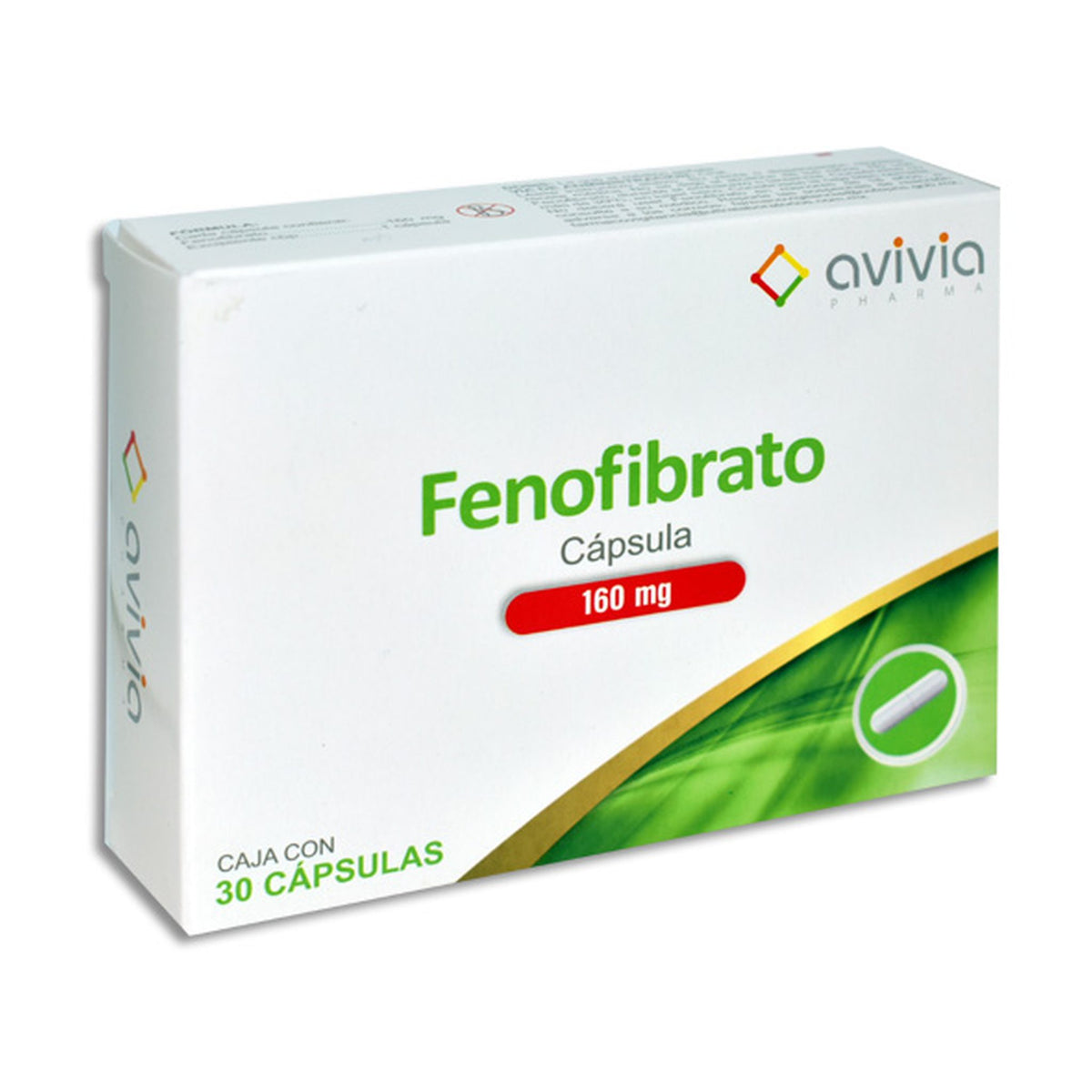 FENOFIBRATO 30 CAPS 160 MG