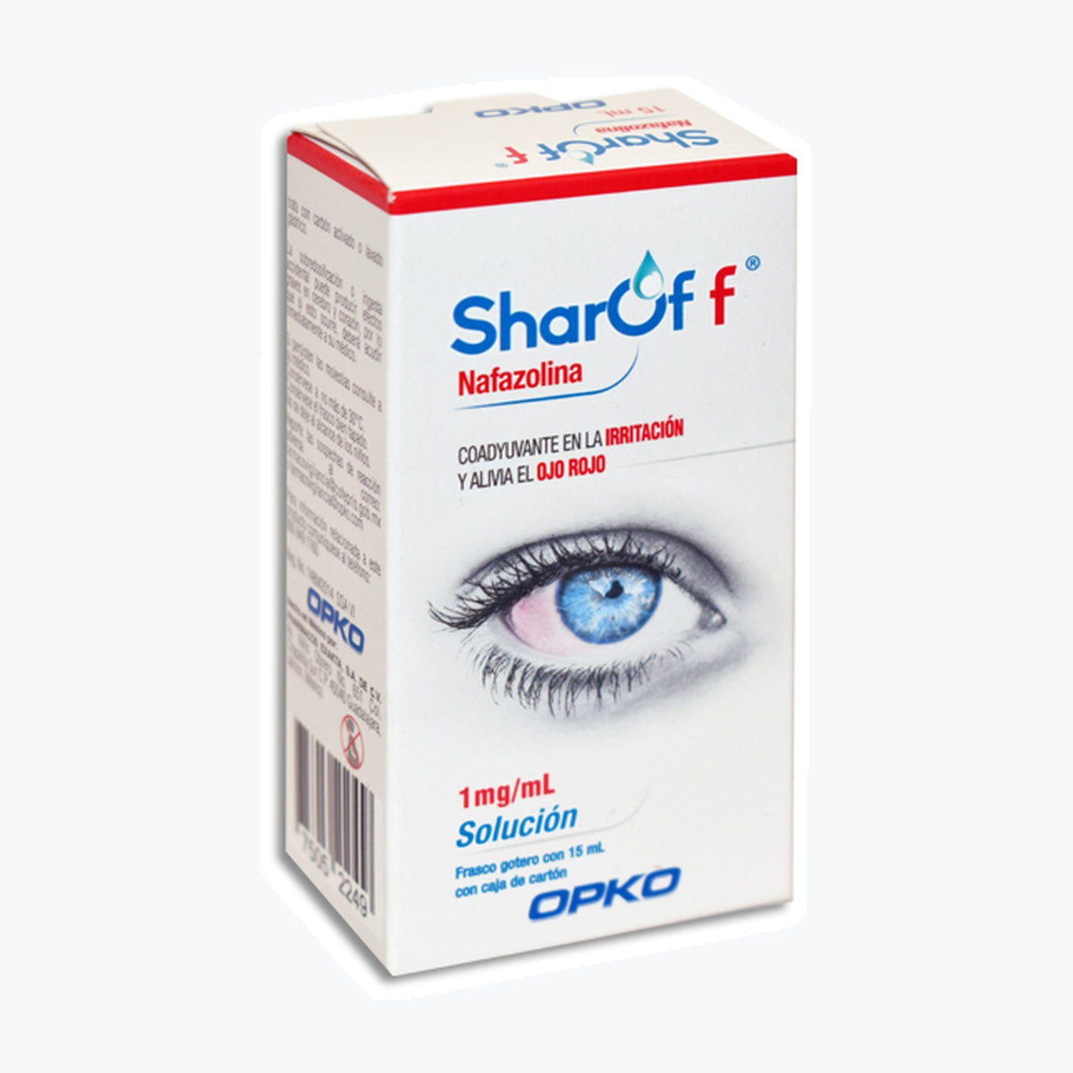 SHAROF F NAFAZOLINA 1 SOL 1MG/15 ML
