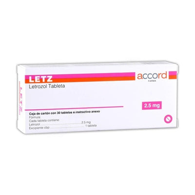 Letz 2.5 mg Tabletas C30 (Letrozol) Accord