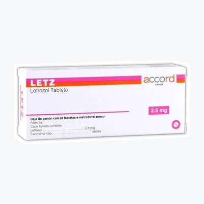 Letz 2.5 mg Tabletas C30 (Letrozol) Accord