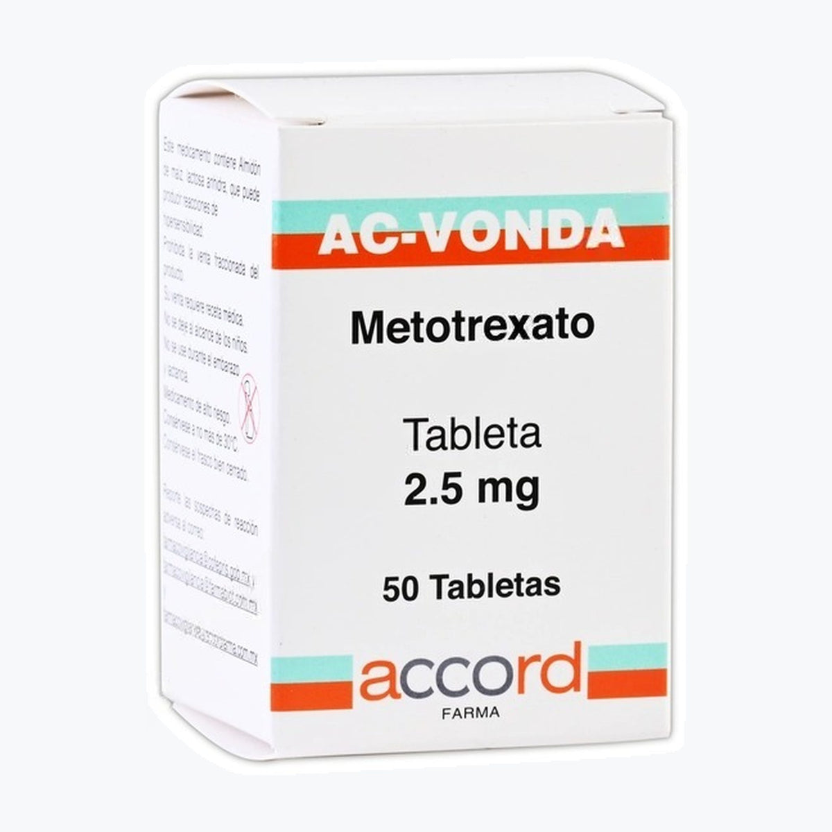 AC-VONDA 2.5mg frasco C50 Tab (Metrotexato)