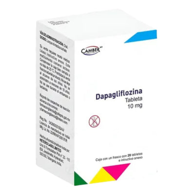 Dapagliflozina 10mg Tabletas C28 Camber
