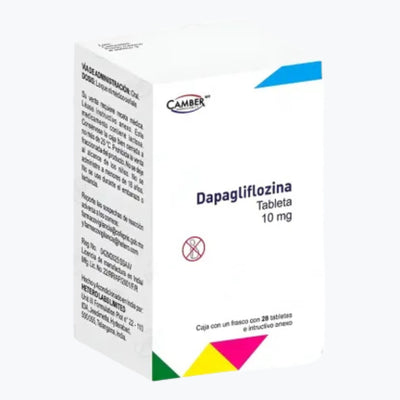 Dapagliflozina 10mg Tabletas C28 Camber