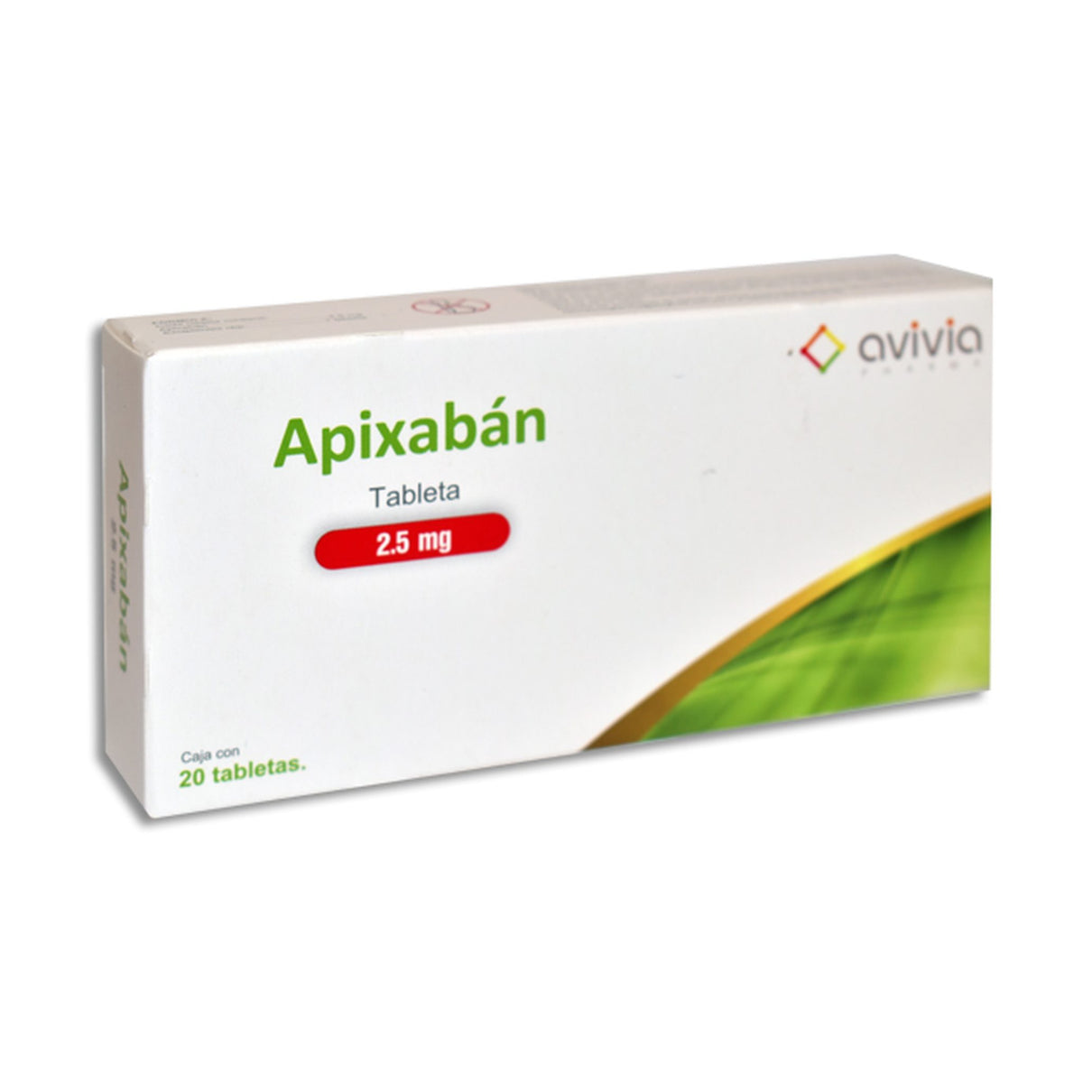 APIXABAN 20 TAB 2.5 MG