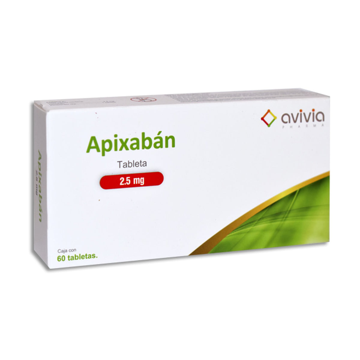 APIXABAN 60 TAB 2.5 MG