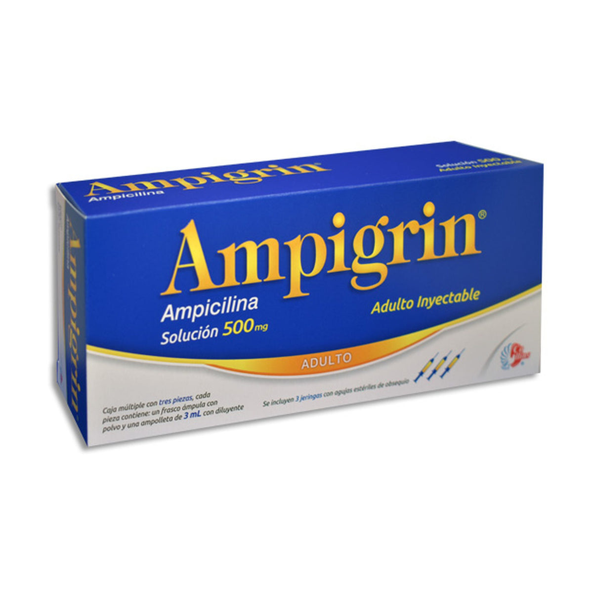 AMPIGRIN AD 3 AMP 500/500/100/30MG/3 ML