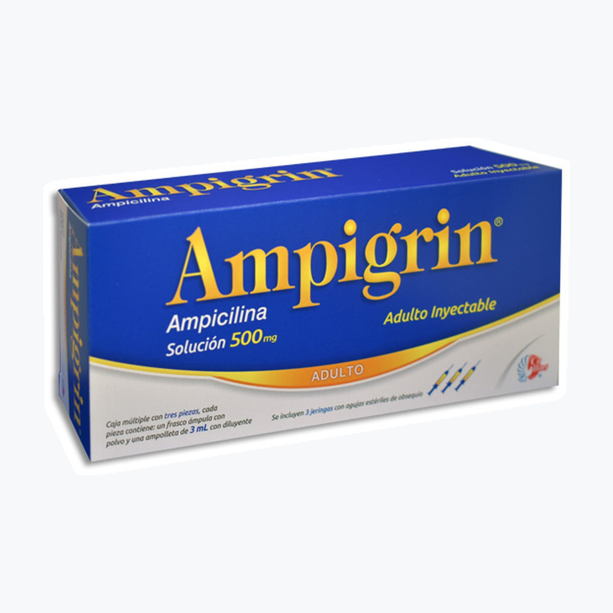 AMPIGRIN AD 3 AMP 500/500/100/30MG/3 ML