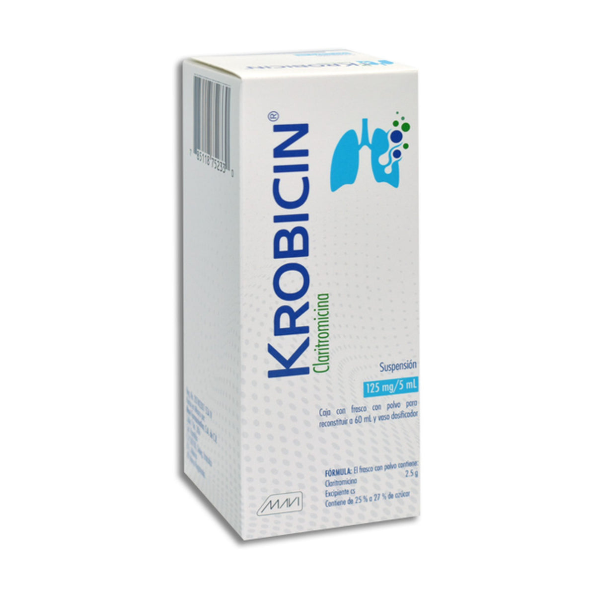 KROBICIN 1 SUSP 125MG/5/60 ML