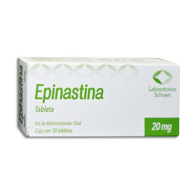 EPINASTINA 10 TAB 20 MG