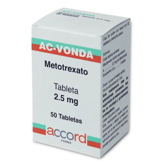 AC-VONDA 2.5mg frasco C50 Tab (Metrotexato)