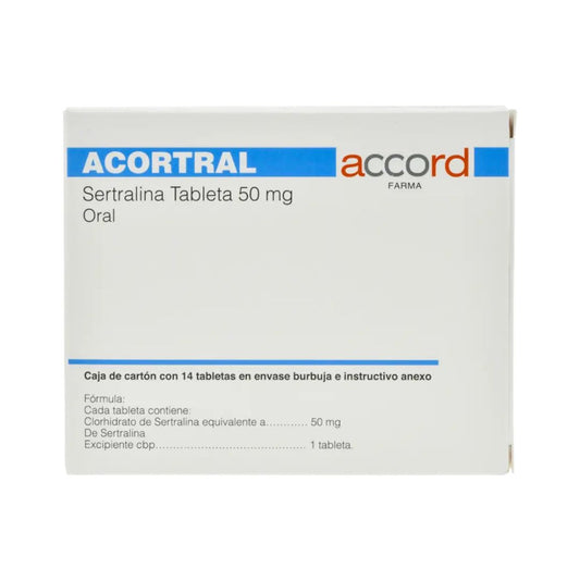 Acortral 50mg Tab C14 (Sertralina)